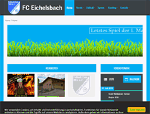 Tablet Screenshot of fc-eichelsbach.de